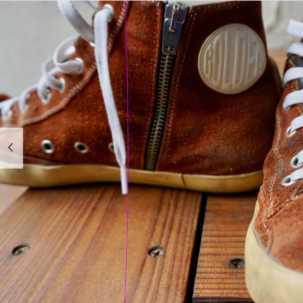 Golden Goose sneakers in leather with leather star and heel tab